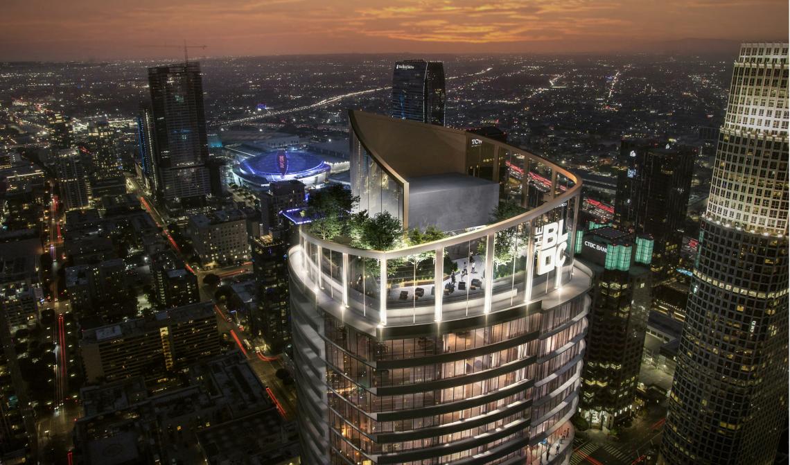 Plan for skyline-altering tower above The Bloc's garage